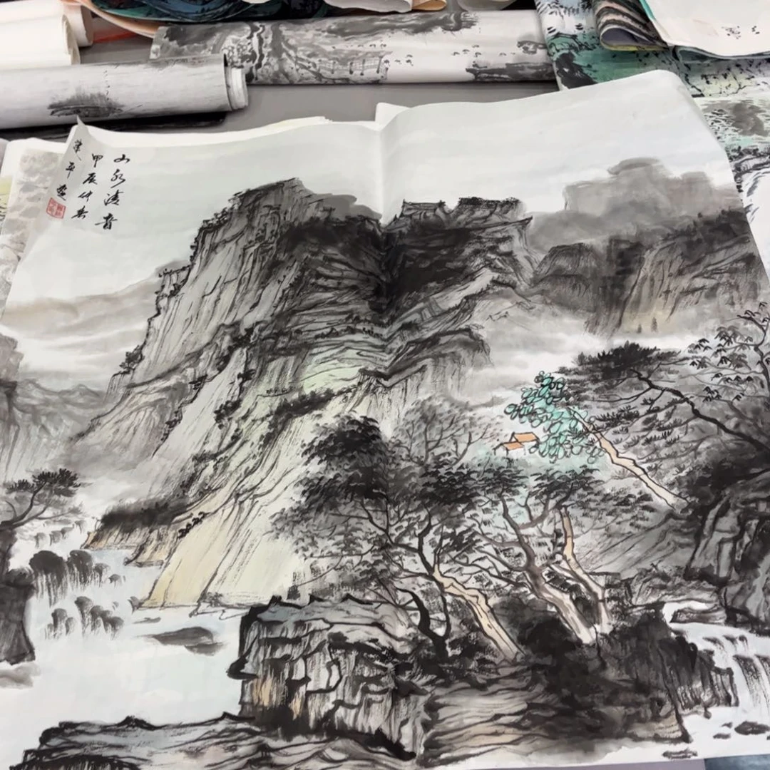 国画ZH精品手绘单幅任发