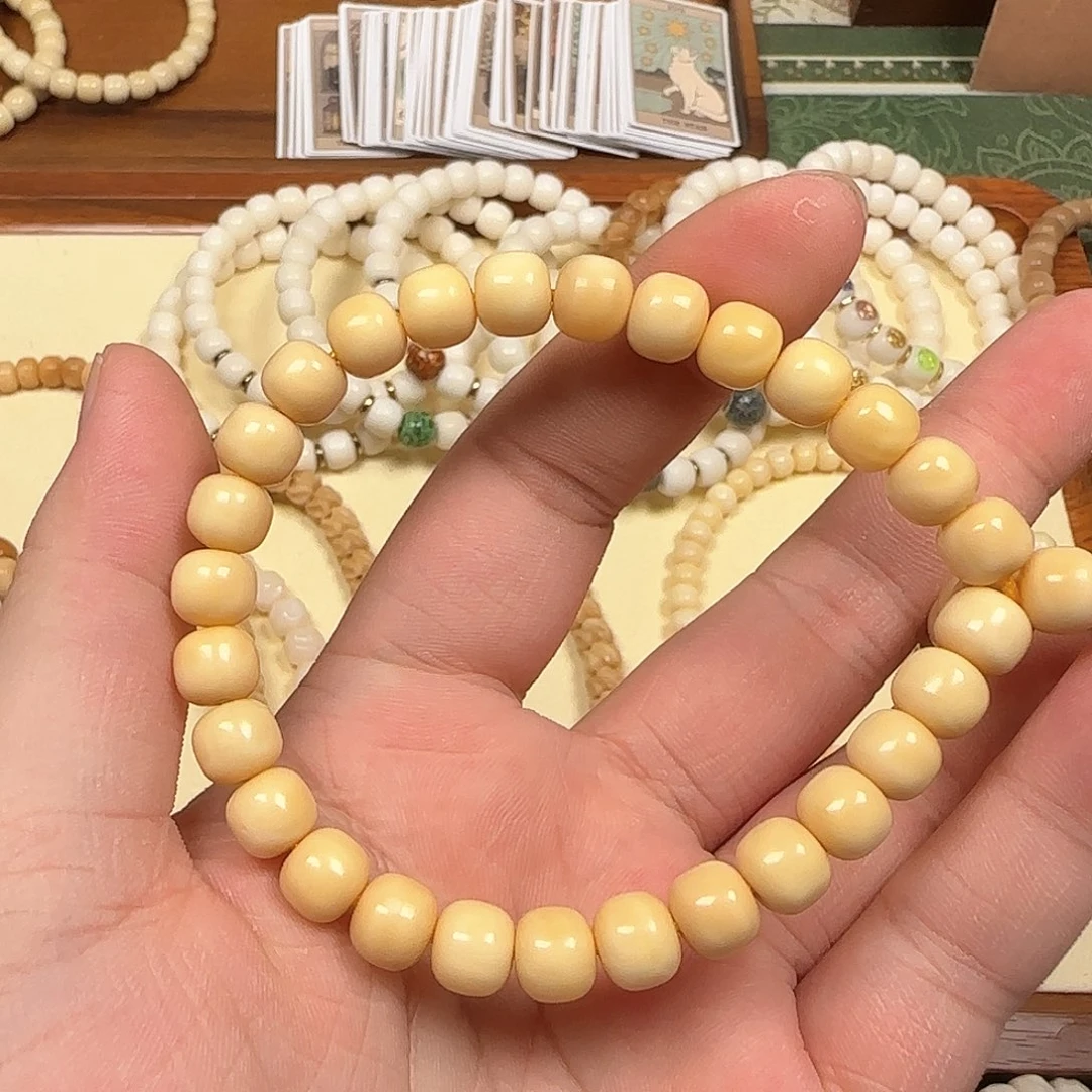 白玉菩提吊坠龙脊菩提9*8