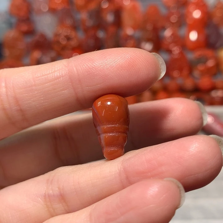 【闪购商品】未镶嵌小三通9.5南红玛瑙