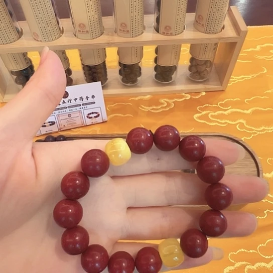 非遗中药手串手工制作