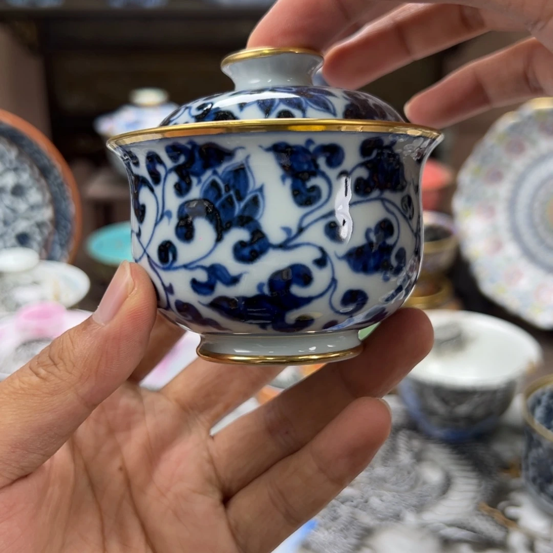 钟***询瓷片景德镇手工手绘陶瓷