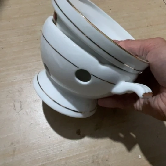 瓷片陶瓷陶瓷金镶玉井