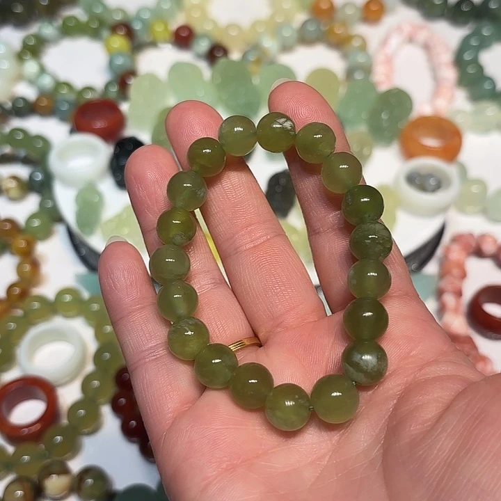 蛇纹石玉未镶嵌手串