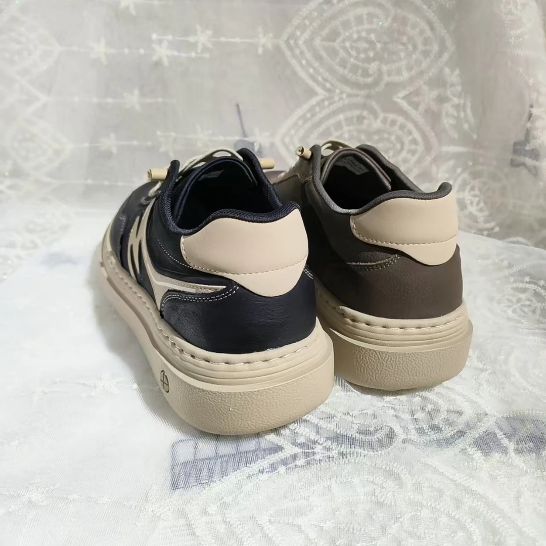 秋季透气耐磨休闲厚底系带休闲潮鞋休闲鞋时尚男士