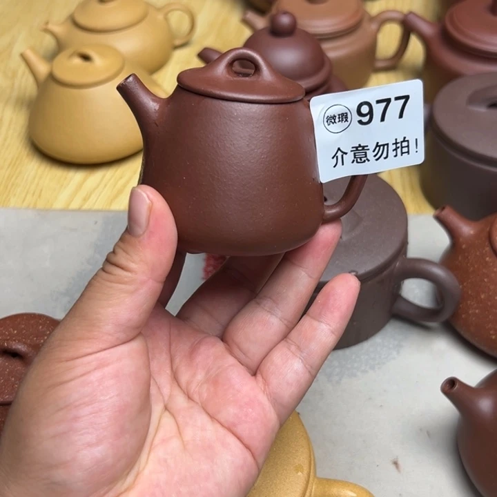 茶壶紫砂紫泥半手工100cc左右