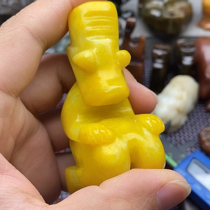 未镶嵌蛇纹石玉颈饰