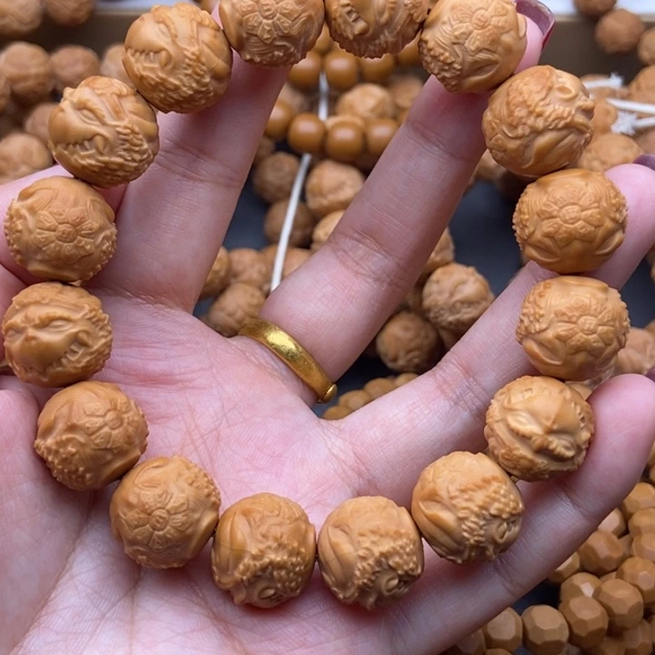 猴头核桃吊坠15山鬼大鹏微瑕