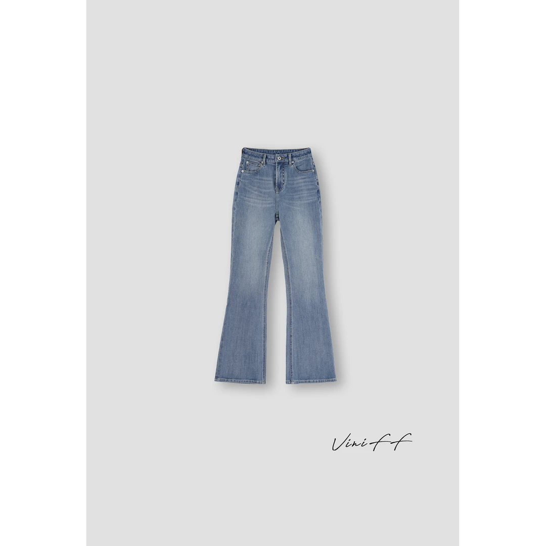 ViniFF薇妮｜2025S/S 早春新款 洗水做旧牛仔裤WZ5SN002