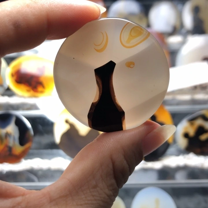 合金玛瑙/玉髓珠宝奇石55