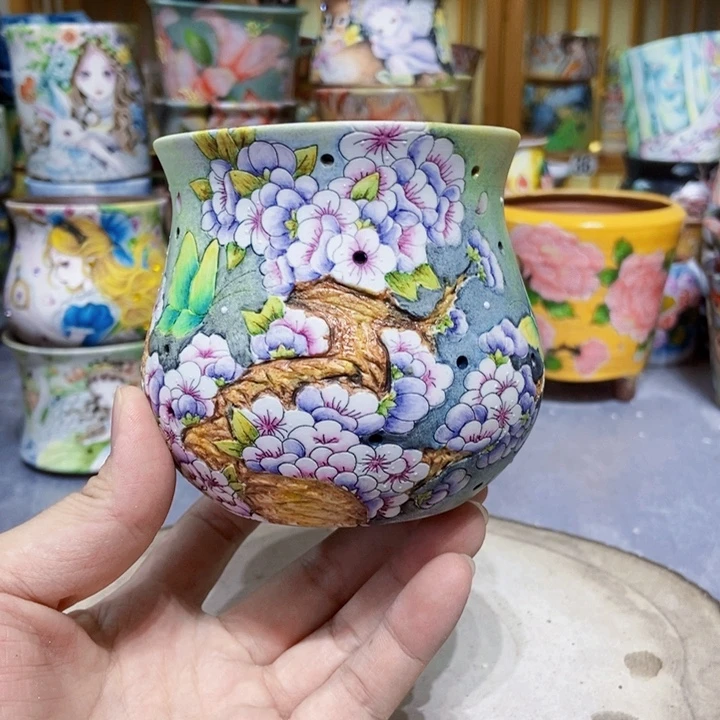 景德镇艺术手绘作品