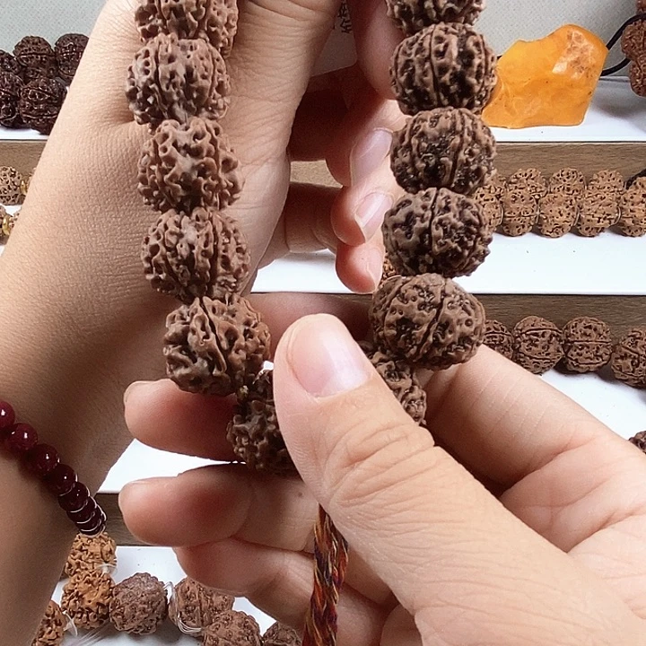手串金刚菩提原生态6瓣蜂窝双龙