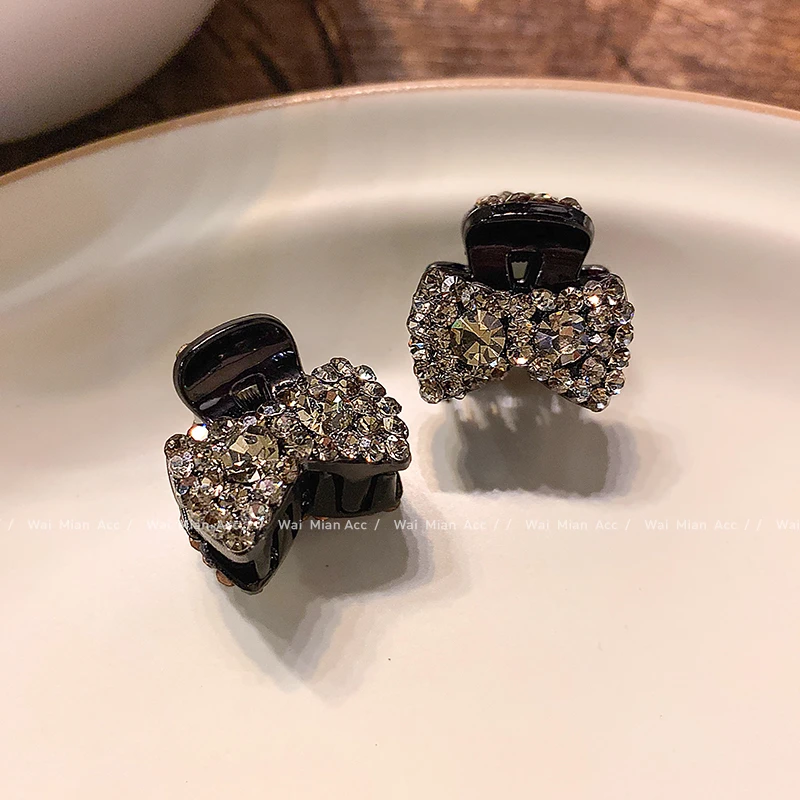 精致小巧蝴蝶结小发夹迷你小抓夹女刘海侧边夹2024新款碎发夹头饰