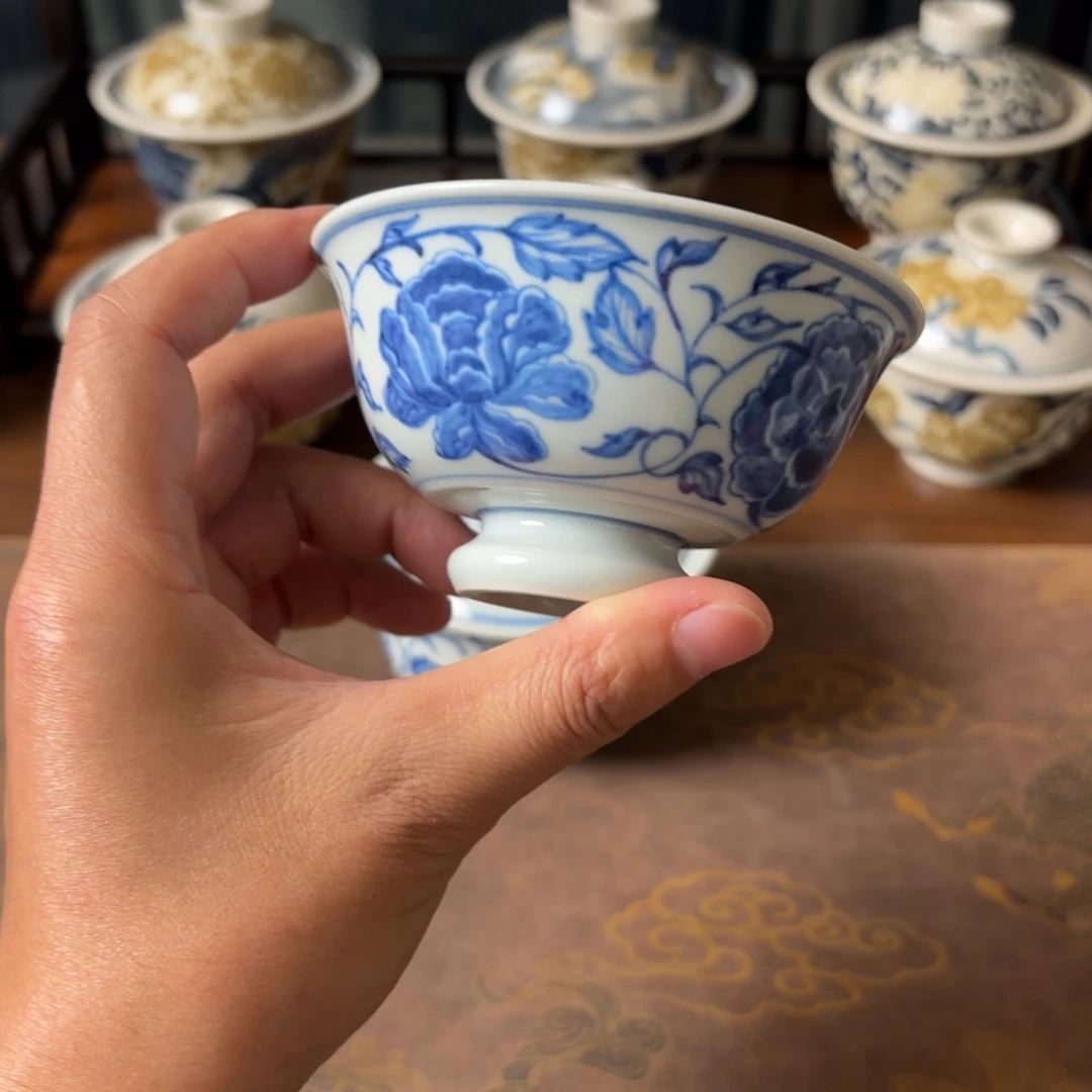 摆件景德镇手绘茶器