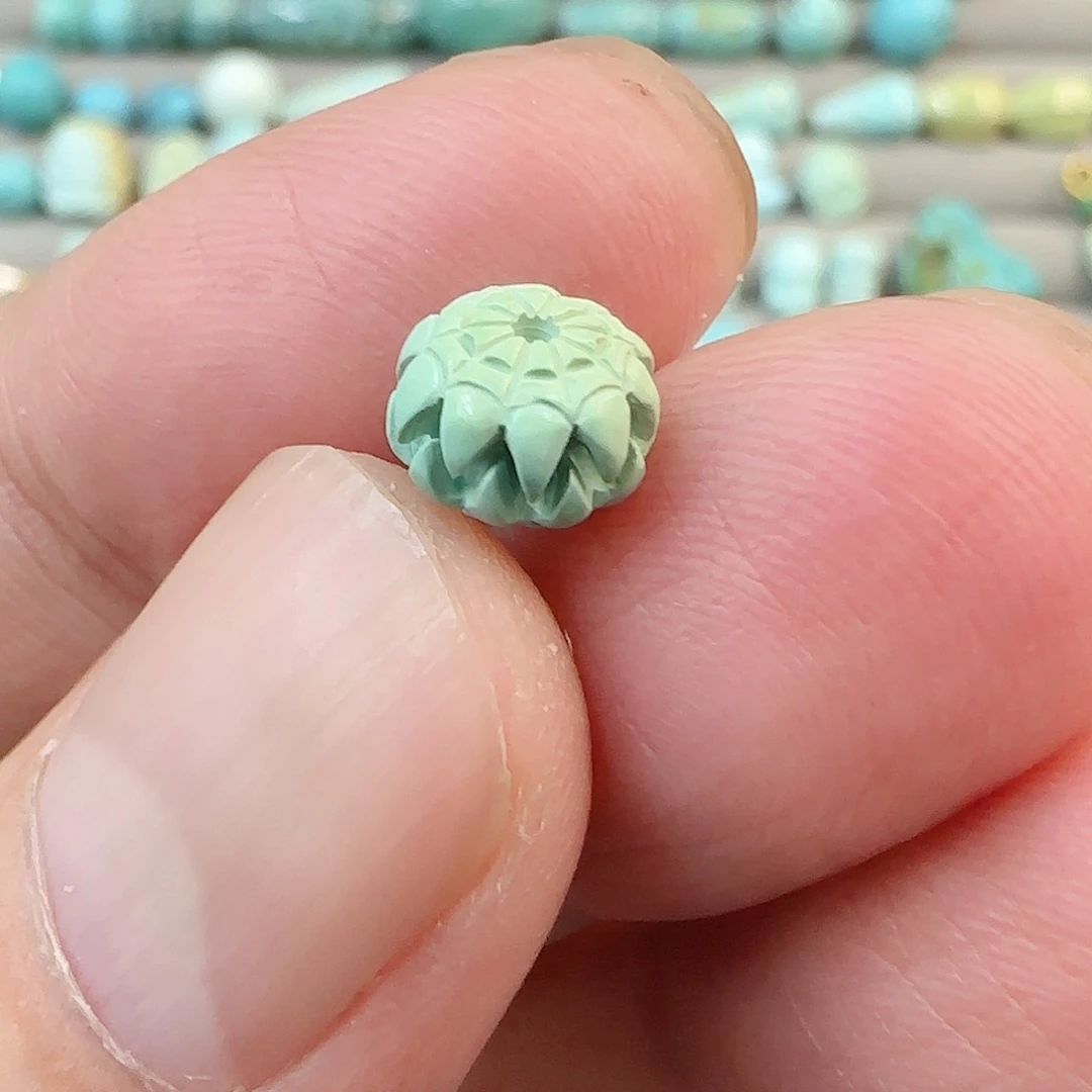 未镶嵌绿松石配饰 吞噬