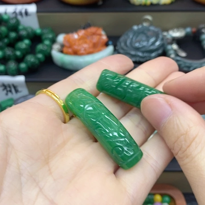 查罗石合金耳钉项链8