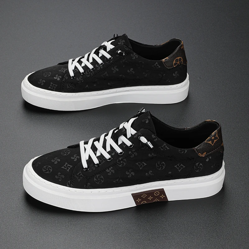 2025新款高端冰丝布帆布鞋男韩版透气百搭时尚运动休闲鞋平底板鞋