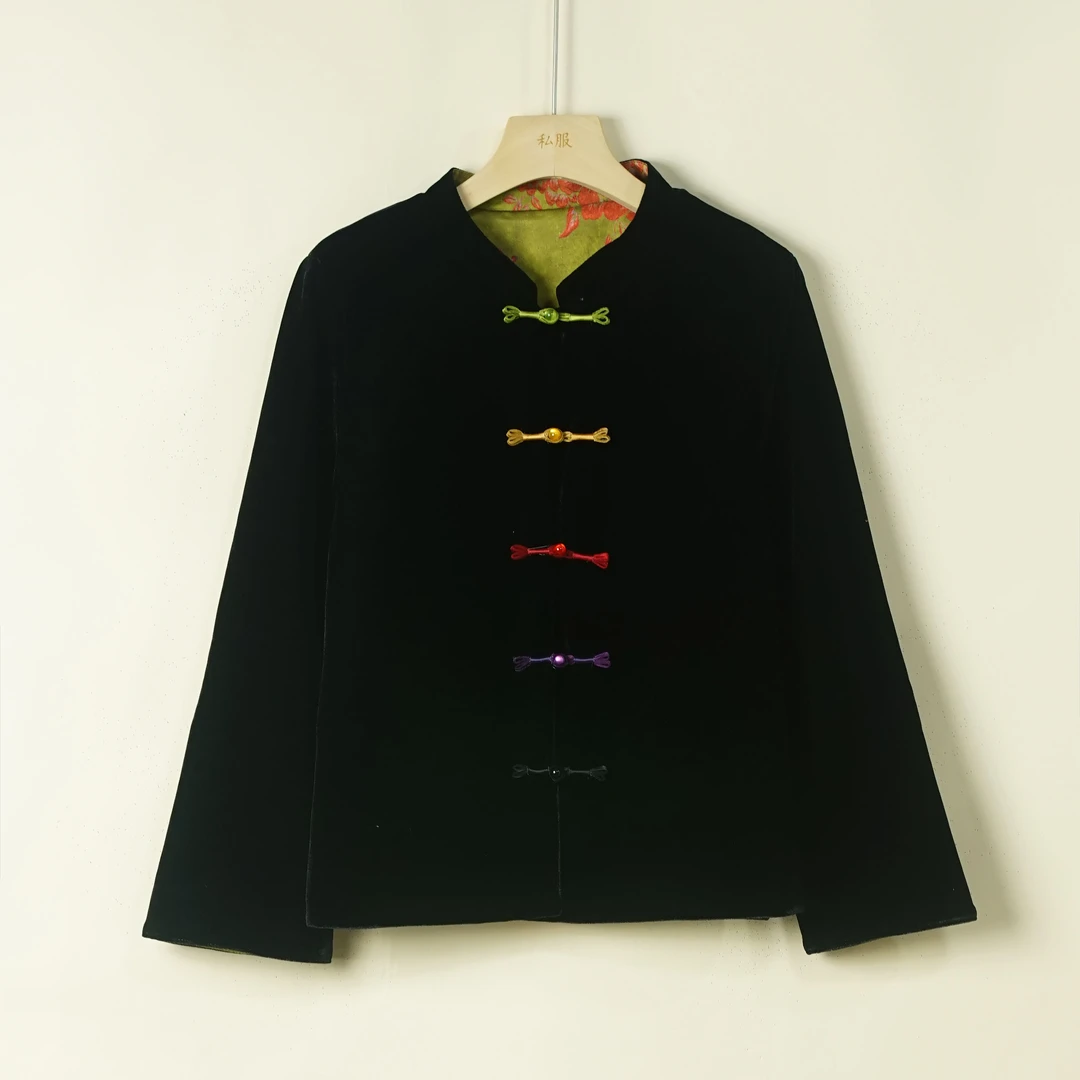 新中式国风精致宽松休闲提花外套（X390）