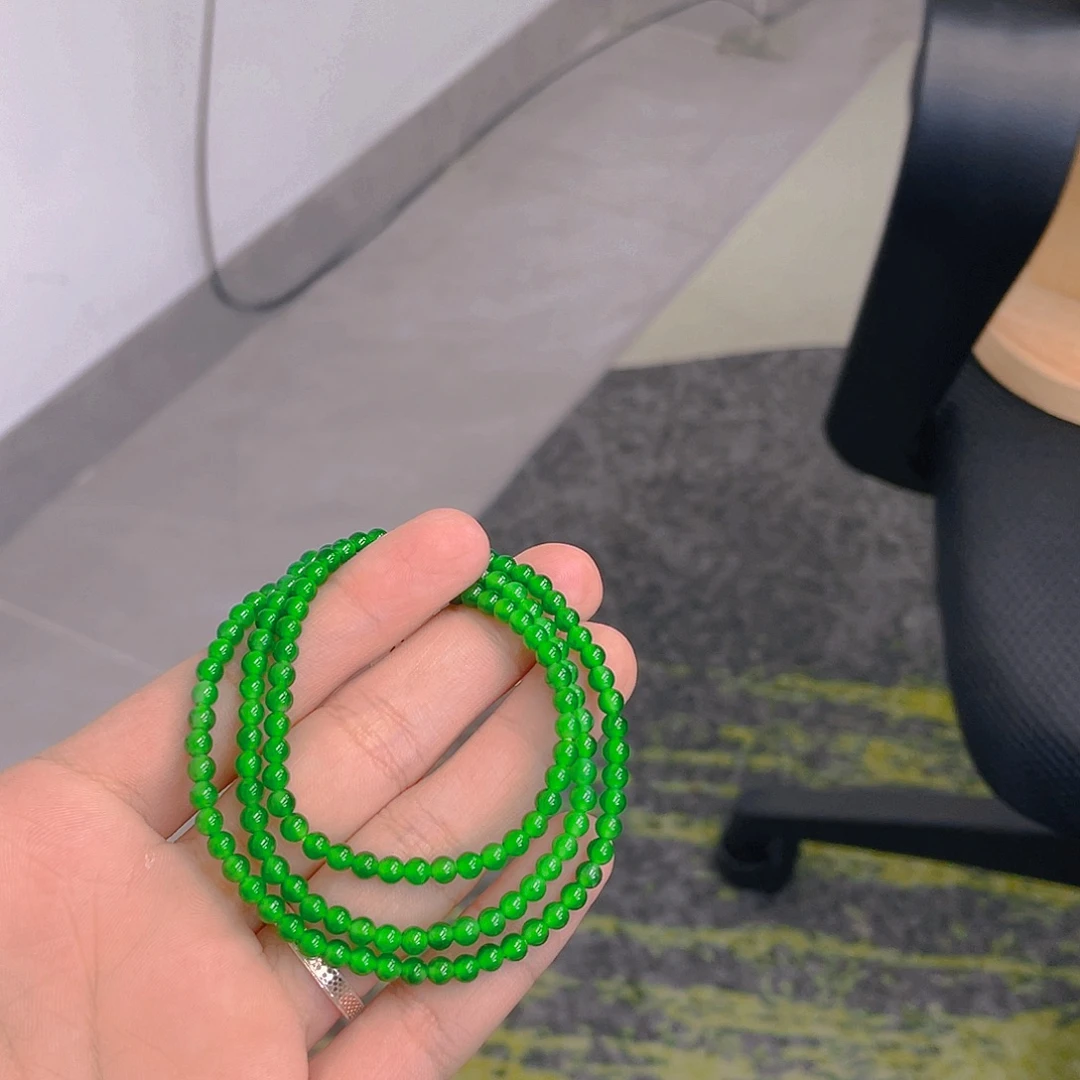 翡翠未镶嵌项链卡4