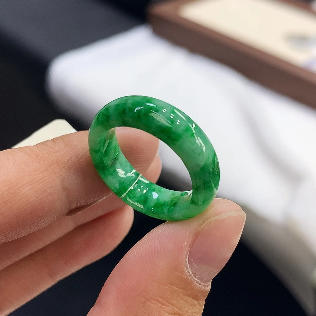 翡翠未镶嵌戒指15号