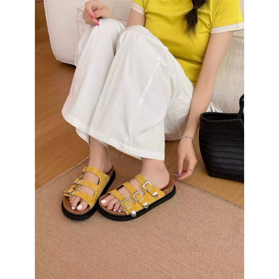 【福利】法拉姿-简约外穿舒适女士拖鞋#728821