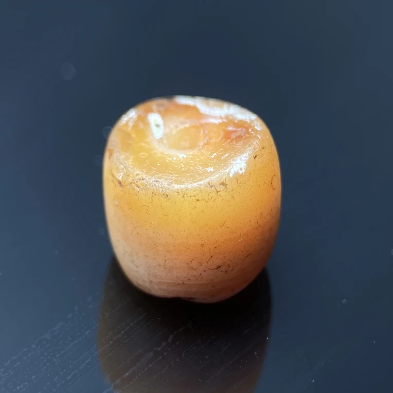 带灰皮玛瑙剁珠14.3*10.6mm