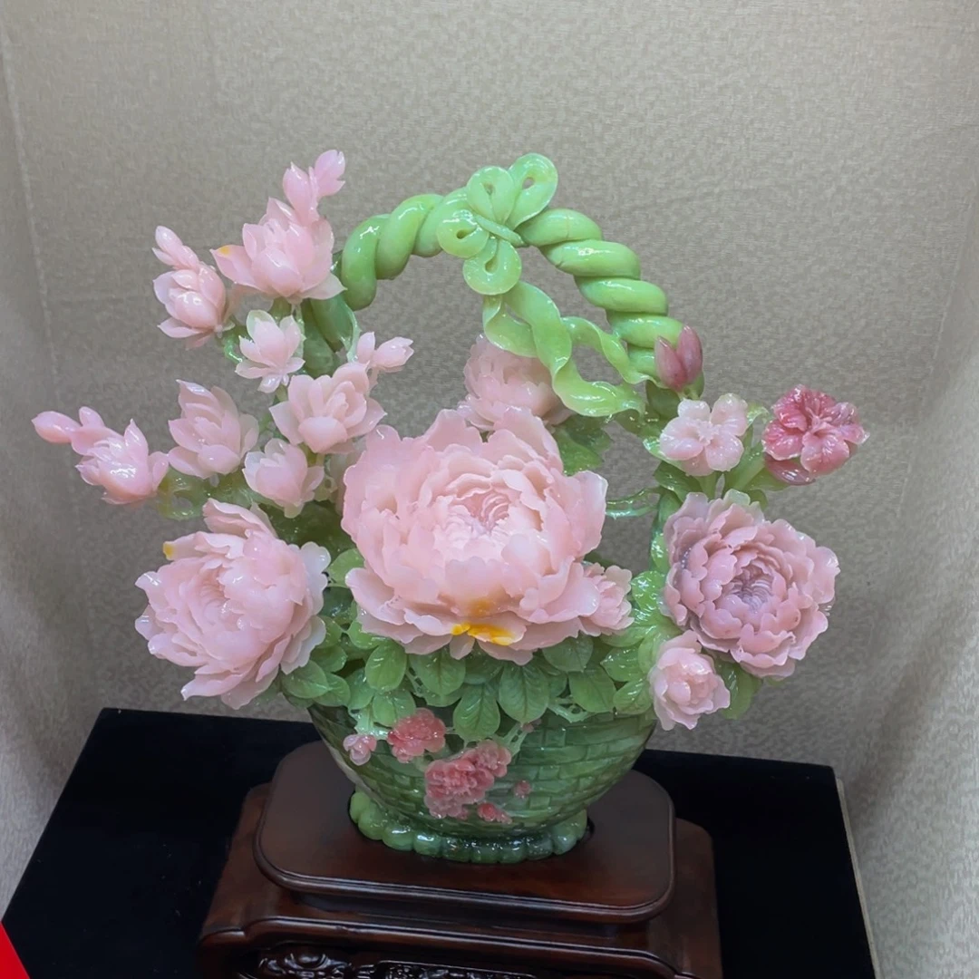 蛇纹石玉未镶嵌摆件