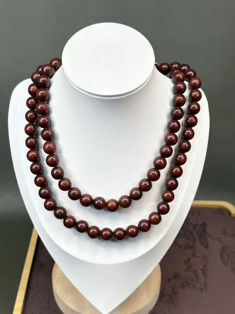 朱朱专属血檀108颗1.0多圈手串（无礼盒）MK419