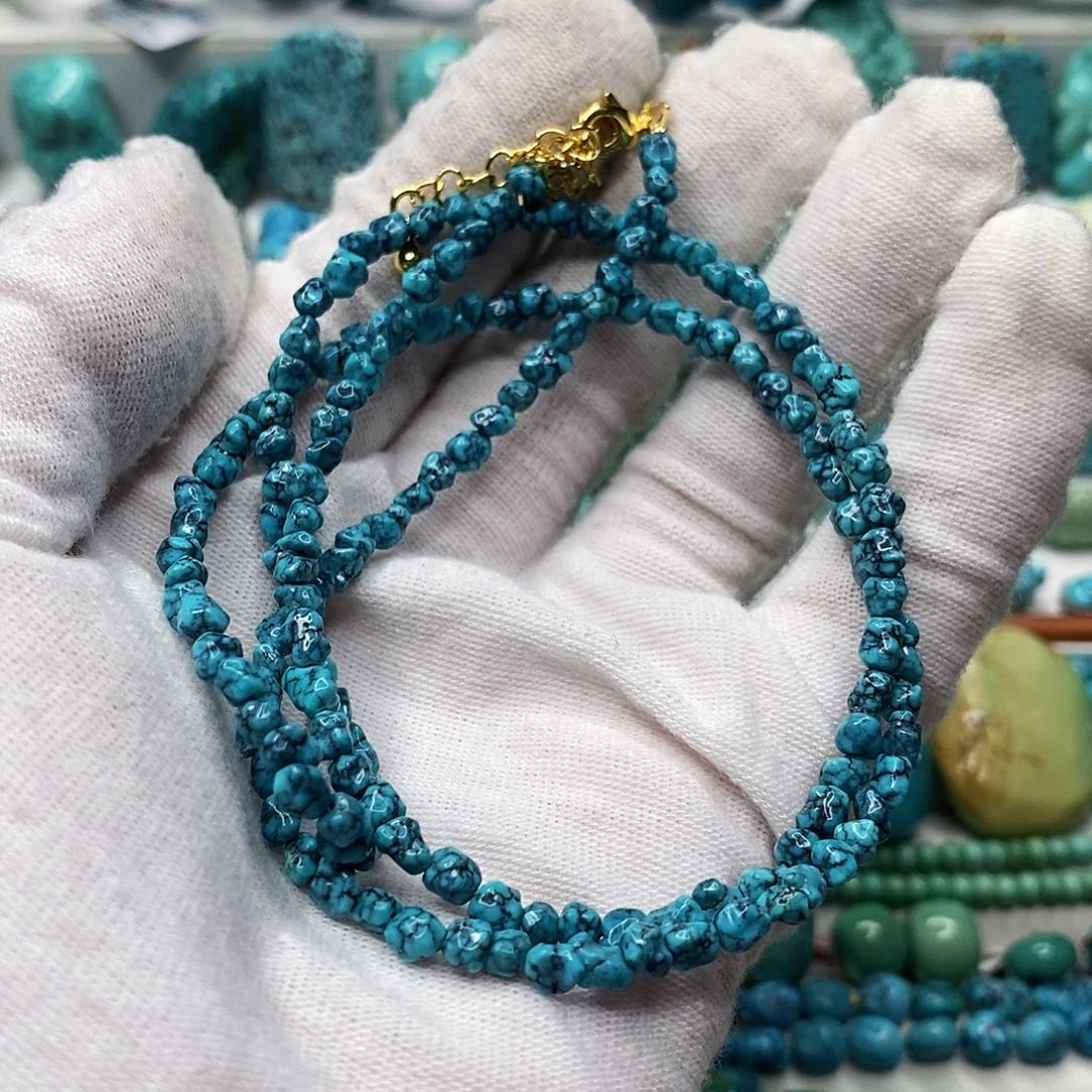 绿松石未镶嵌天然原矿 带武汉地大证书