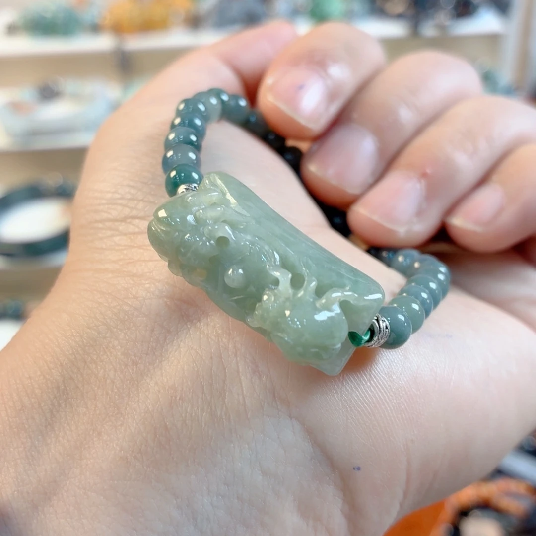 翡翠未镶嵌手链福利