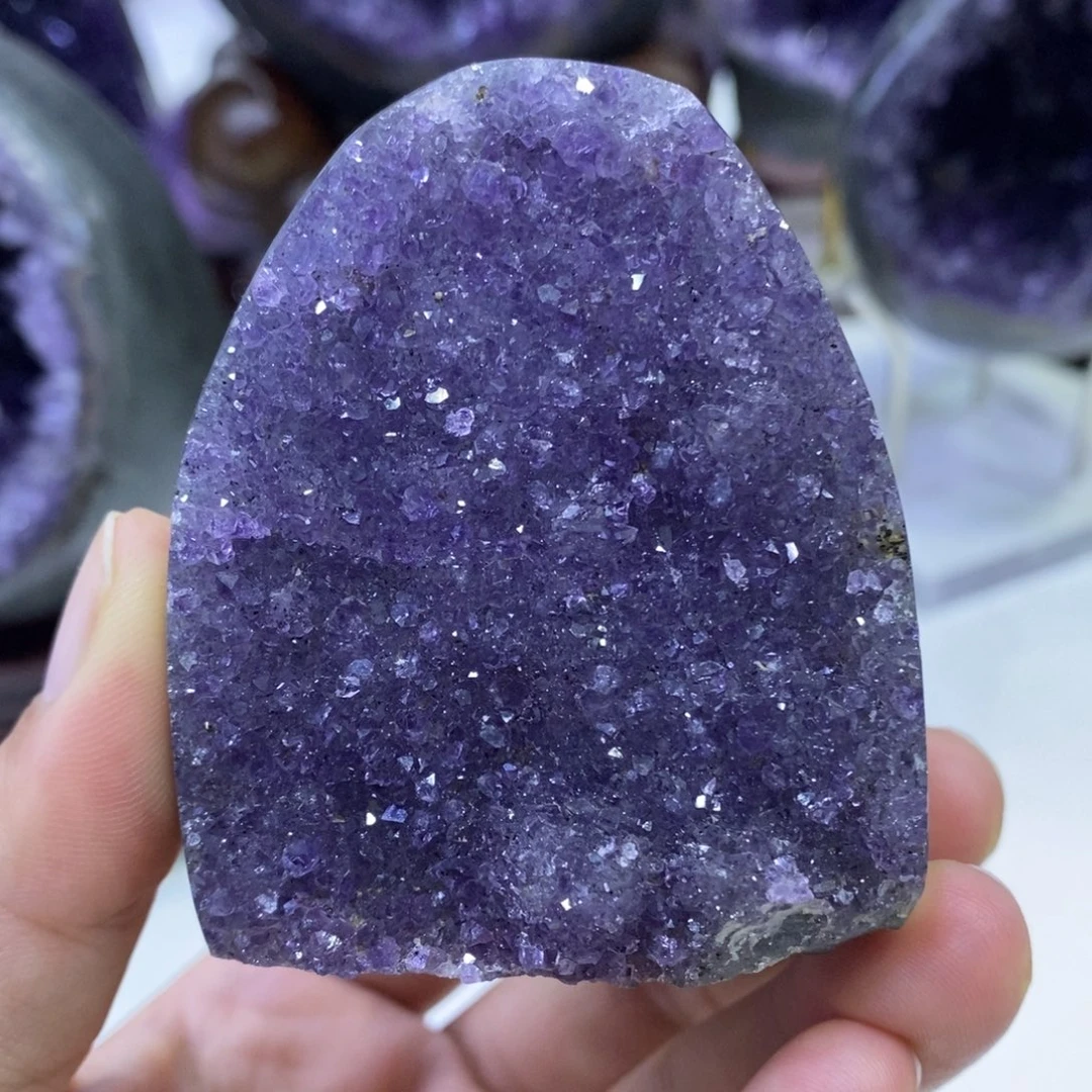 未镶嵌珠宝半成品水晶0996紫水晶