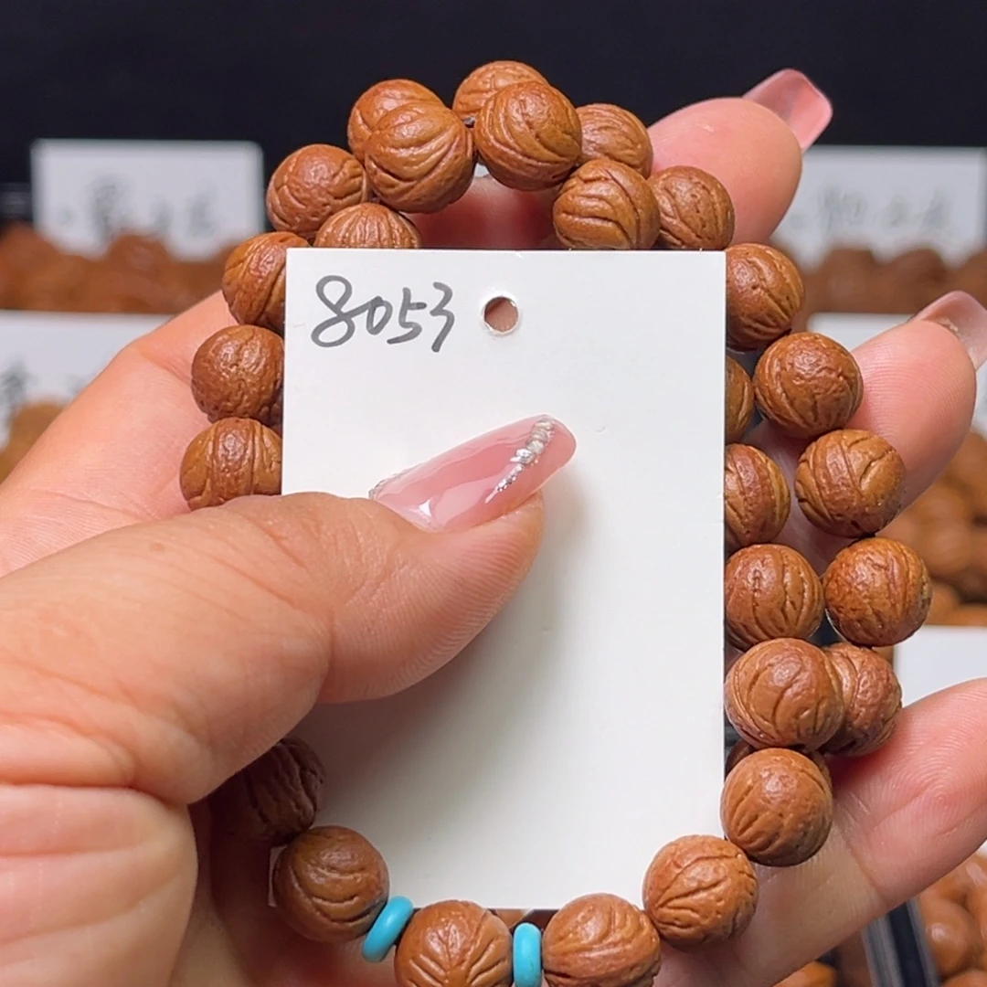 洺***天桃核手串玉玲珑10左右成品