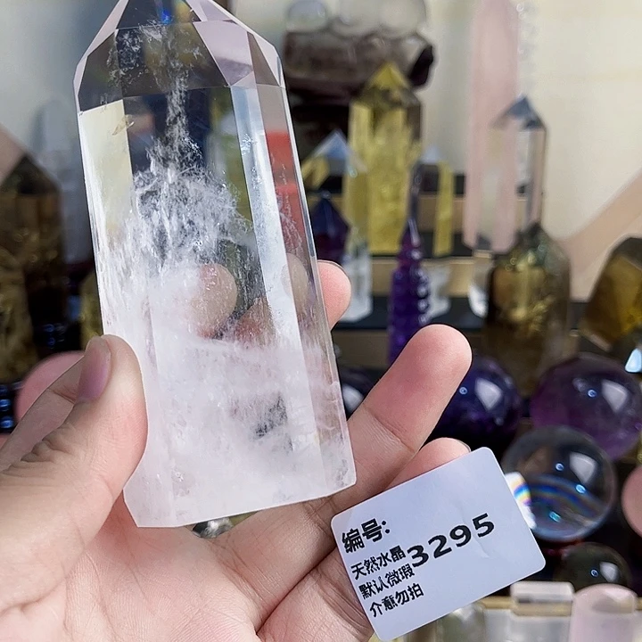 三***阳颈饰未镶嵌水晶柱