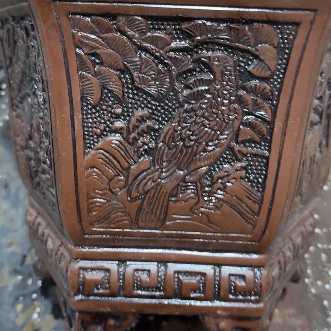 紫砂花盆口径26.22口径