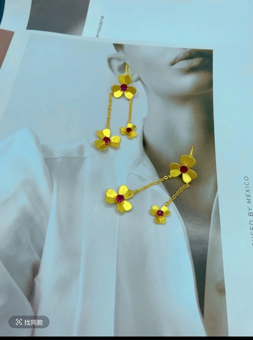 铜合金项链 铜合金项链 四件套项链dilzok 新款金色时尚手工