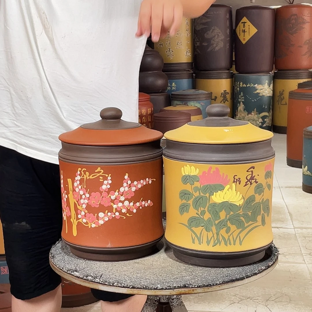 紫砂茶叶罐茶叶罐