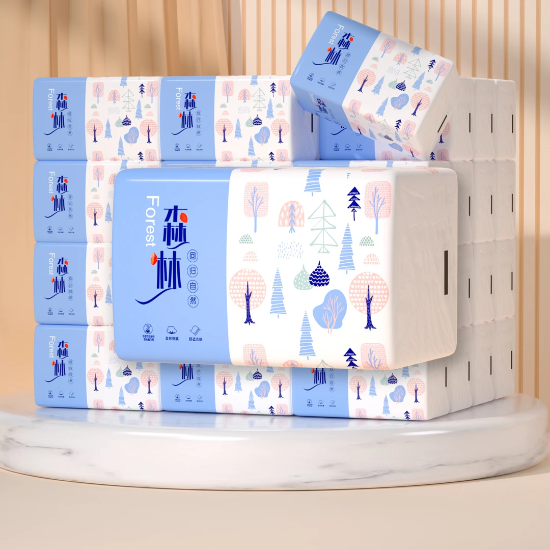 原木抽纸卫生纸批发整箱家用餐巾纸面巾纸实惠擦手纸宿舍纸巾纸抽