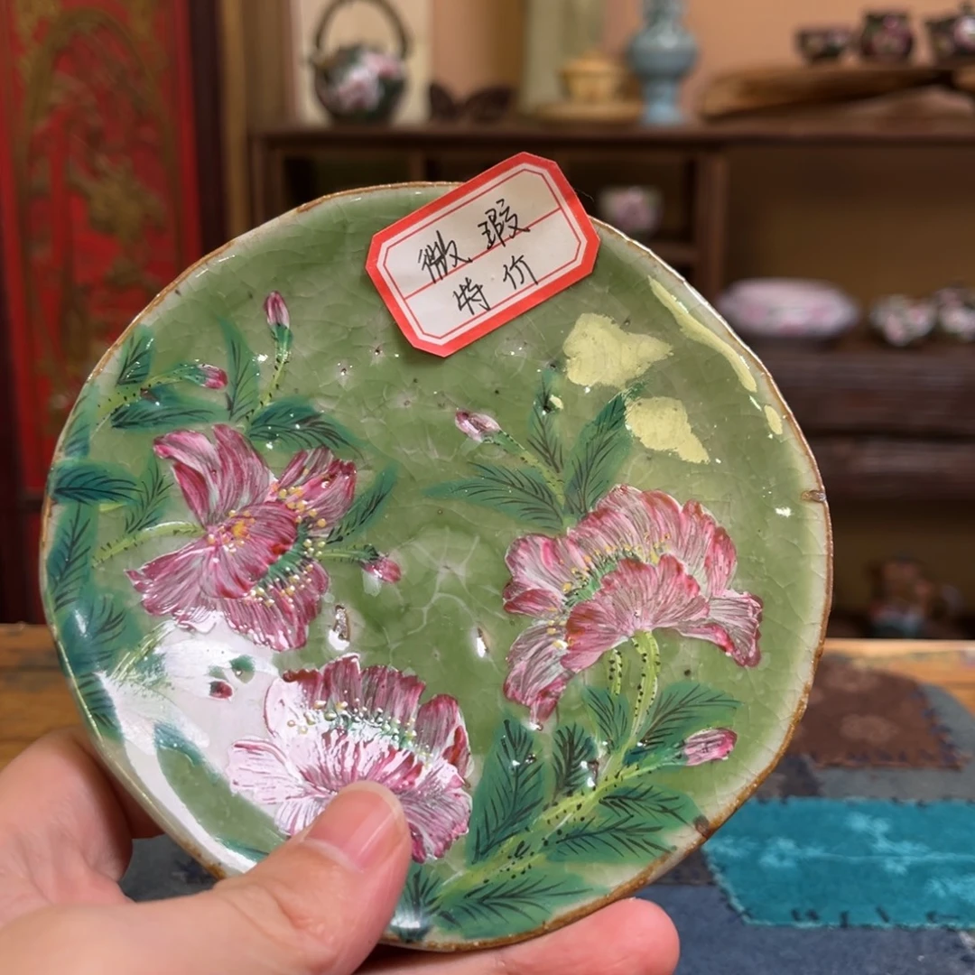 柴烧手工手绘陶瓷