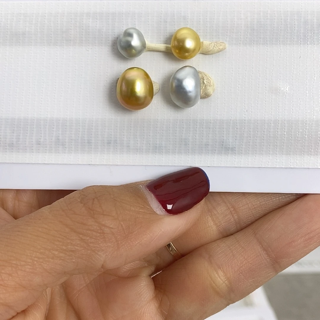 定制海水珍珠裸珠未镶嵌ke shi