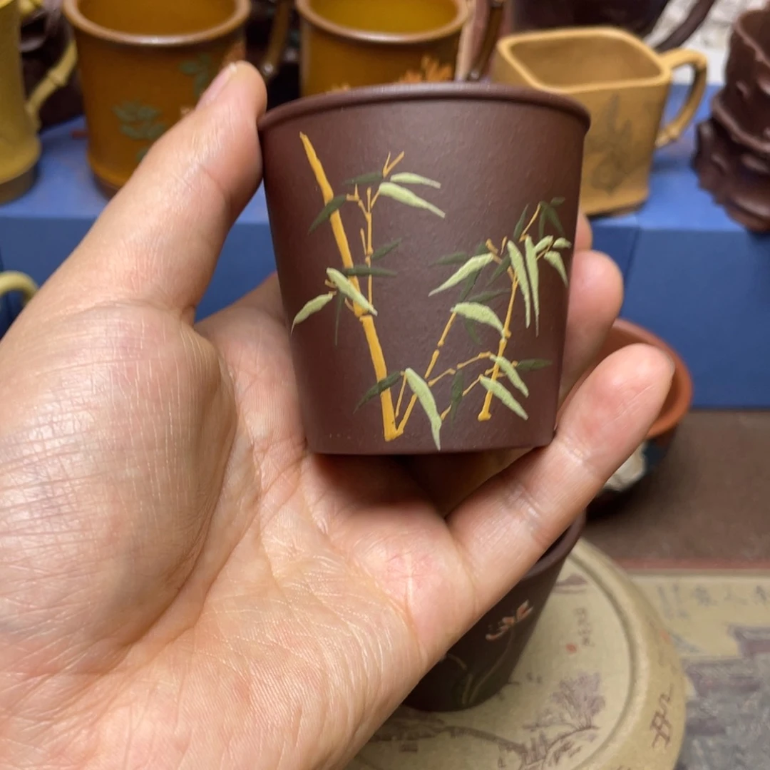 紫砂茶杯紫砂主人杯100cc
