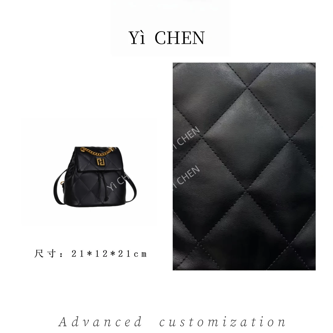 【Yì CHEN】GQ-7997-黑色 简约时尚女士新款轻奢单肩斜跨包