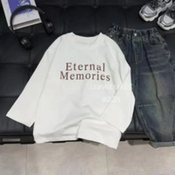 BY LIUXIAOLIU韩版高货秋季儿童字母长袖4038