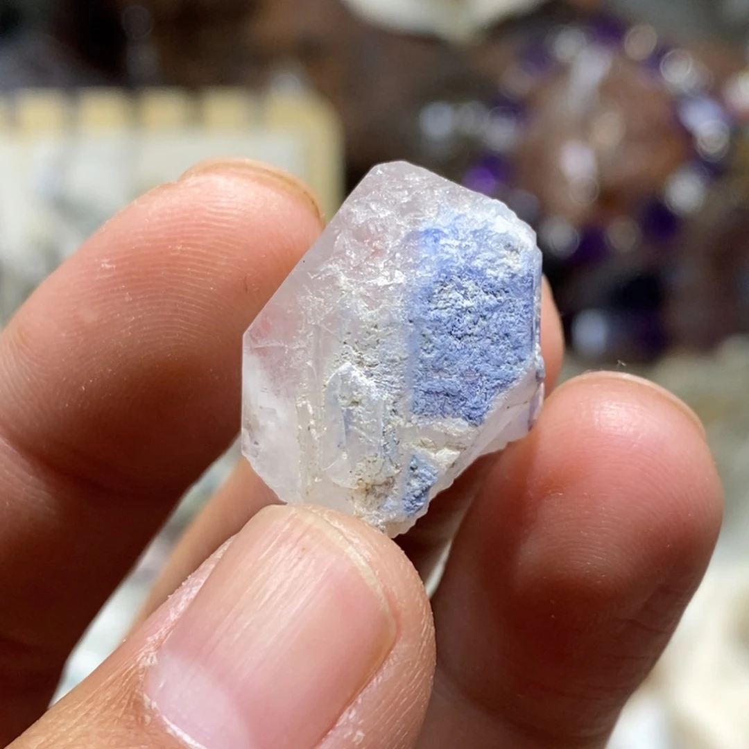 蓝发晶蓝线未镶嵌水晶