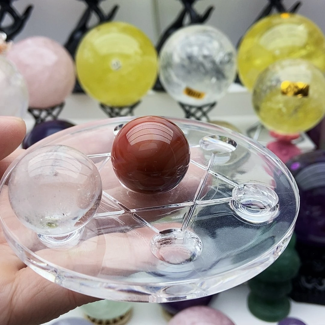 未镶嵌珠宝半成品水晶傾****芯2