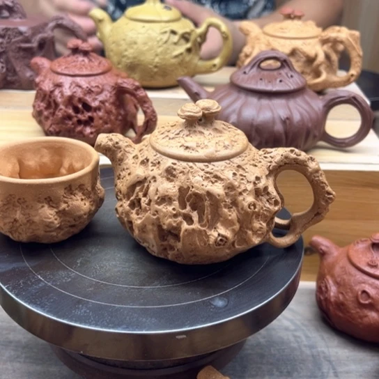 茶壶紫砂全手工制作