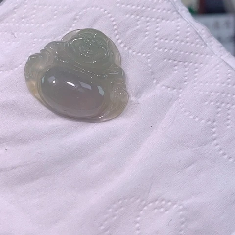 颈饰未镶嵌翡翠佛公