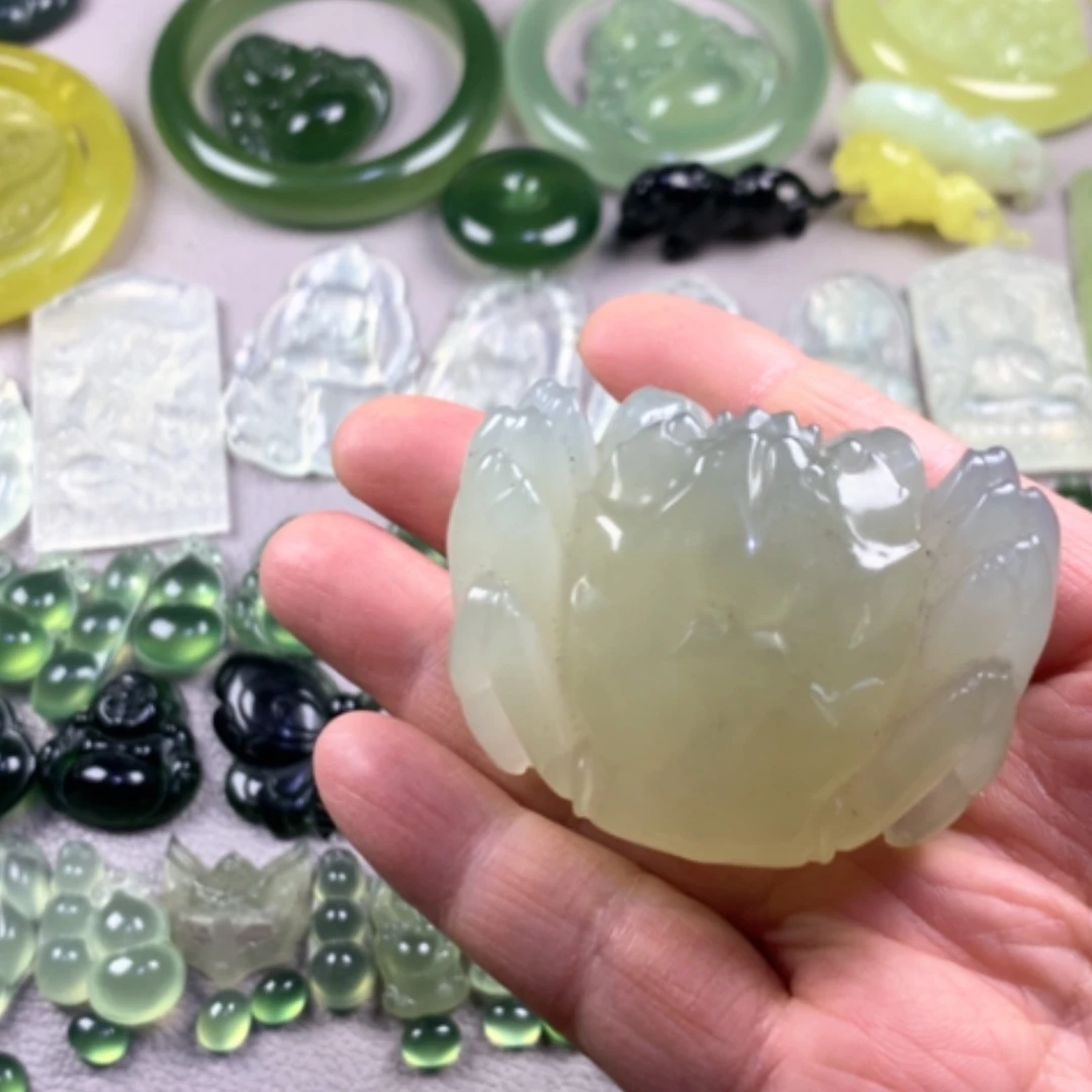 【闪购商品】蛇纹石玉岫玉未镶嵌