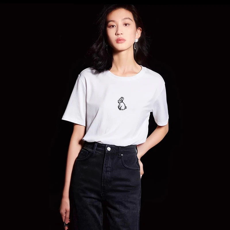 36843【N系列】圆领图案T恤M23Q1T5567