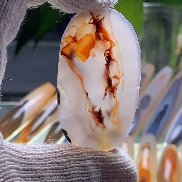 未镶嵌玛瑙/玉髓珠宝半成品148