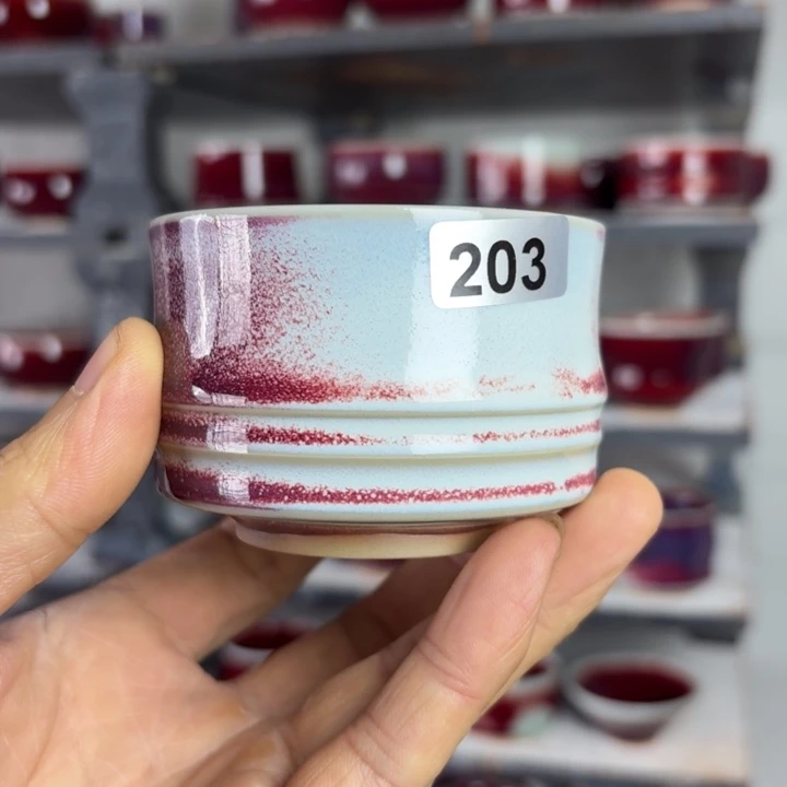 江***人203钧瓷原矿釉主人杯