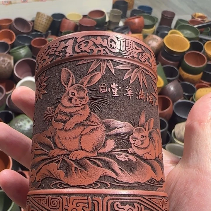 茶杯紫砂全手工紫砂